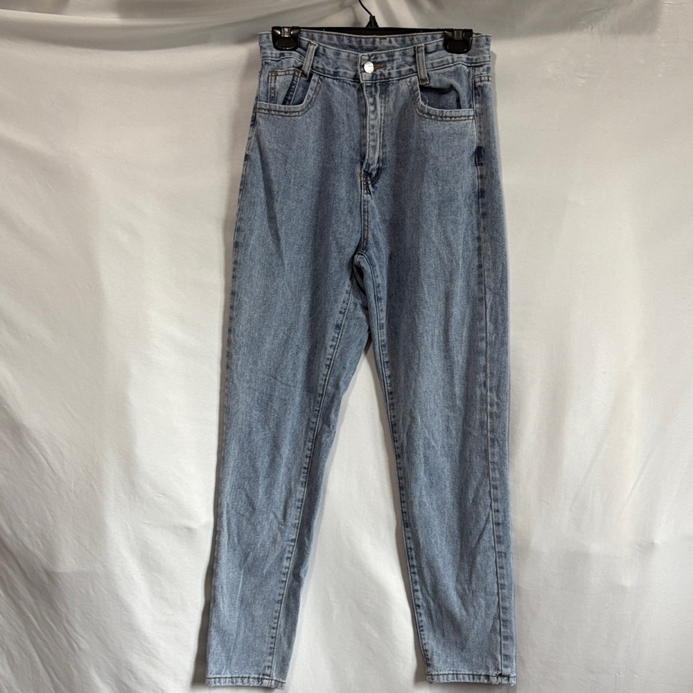 SHEIN Light Blue High Rise Women's Jeans